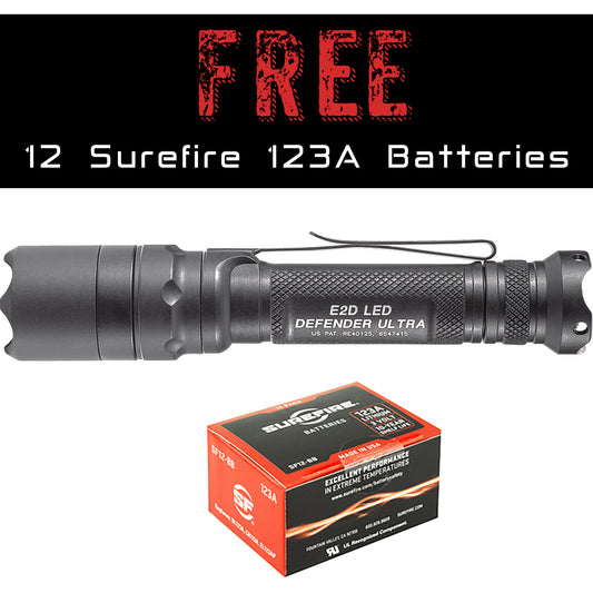 Surefire E2D w/ 12 FREE Batteries!