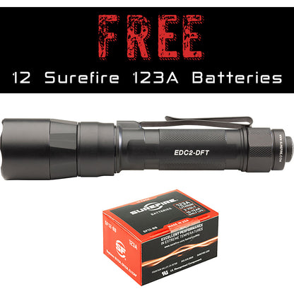 Surefire EDC2 DFT Turbo w/ 12 FREE Surefire Batteries