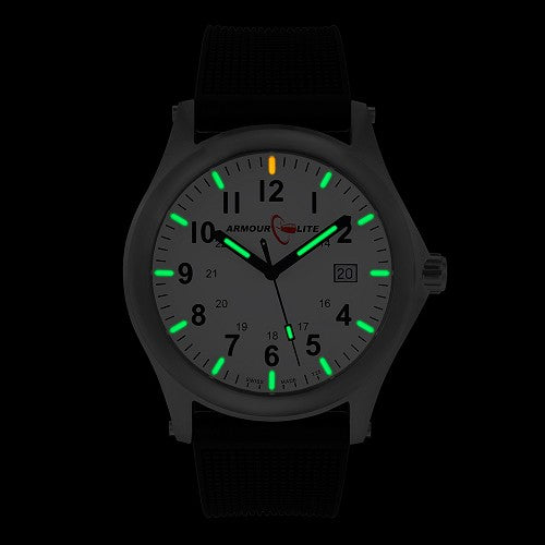 ArmourLite Field Series Tritium Watch - White