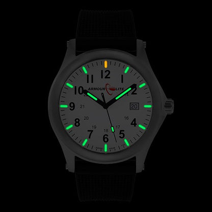 ArmourLite Field Series Tritium Watch - White
