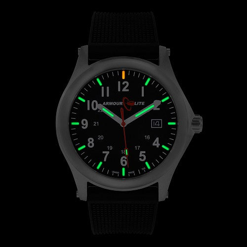 ArmourLite Field Series Tritium Watch - Silver