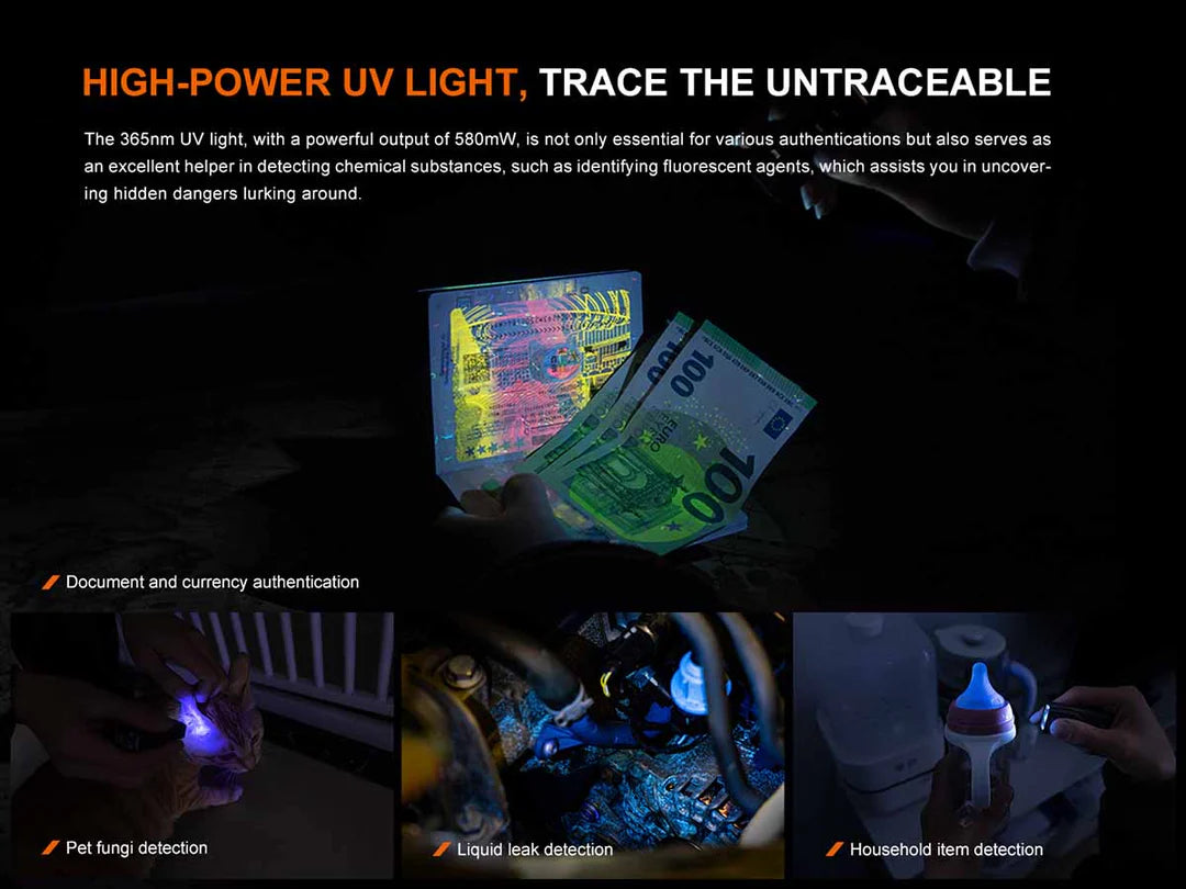 Fenix E06R EDC Light w/ Laser Pointer